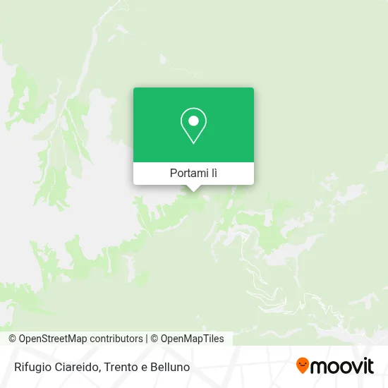 Mappa Rifugio Ciareido