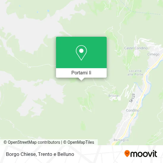 Mappa Borgo Chiese