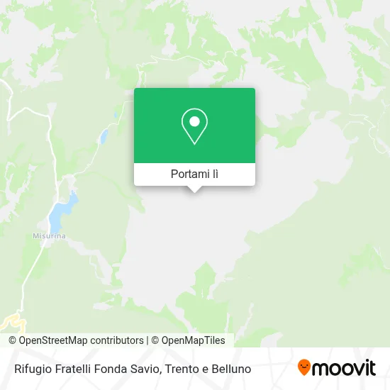 Mappa Rifugio Fratelli Fonda Savio