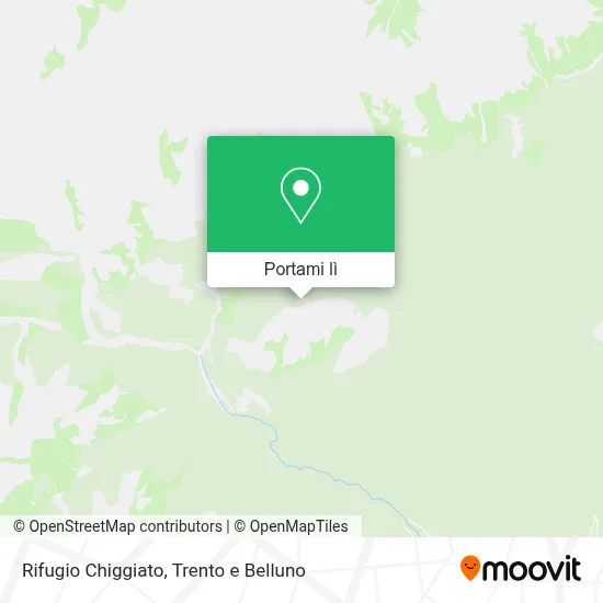 Mappa Rifugio Chiggiato