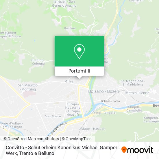 Mappa Convitto - SchüLerheim Kanonikus Michael Gamper Werk