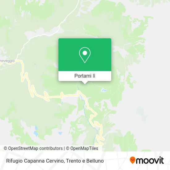 Mappa Rifugio Capanna Cervino