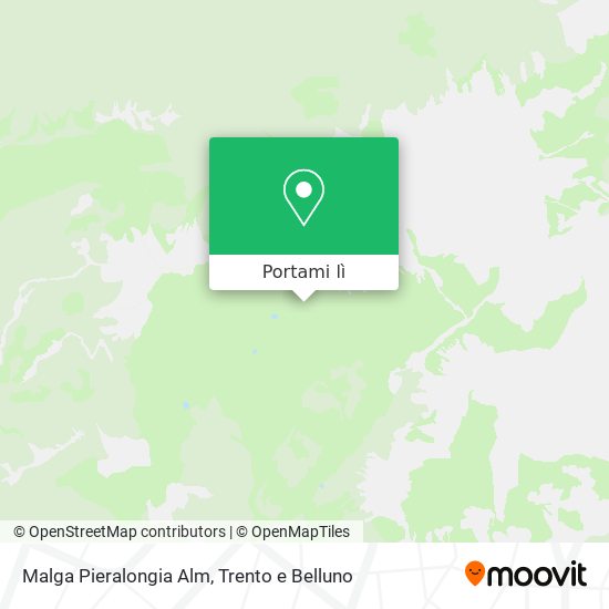 Mappa Malga Pieralongia Alm