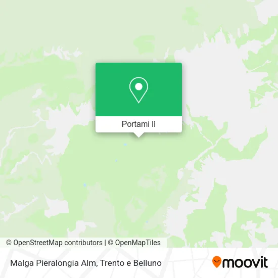 Mappa Malga Pieralongia Alm