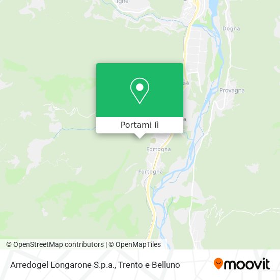 Mappa Arredogel Longarone S.p.a.