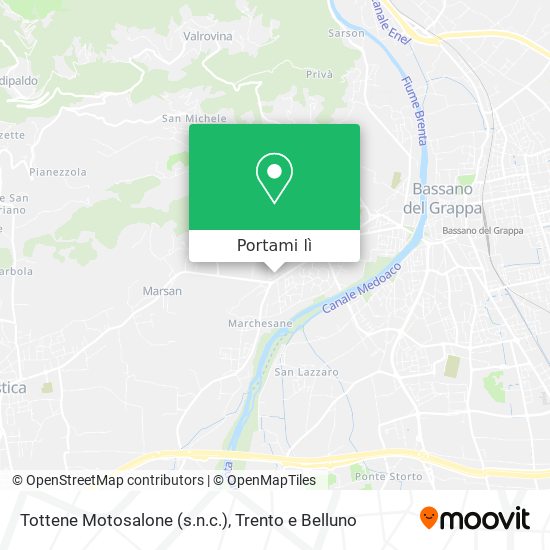 Mappa Tottene Motosalone (s.n.c.)