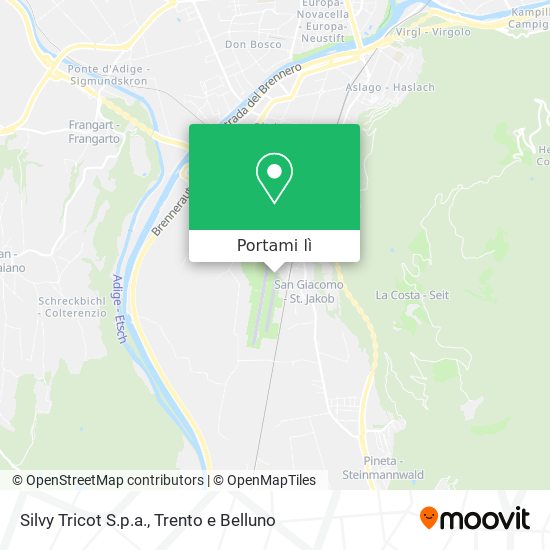 Mappa Silvy Tricot S.p.a.