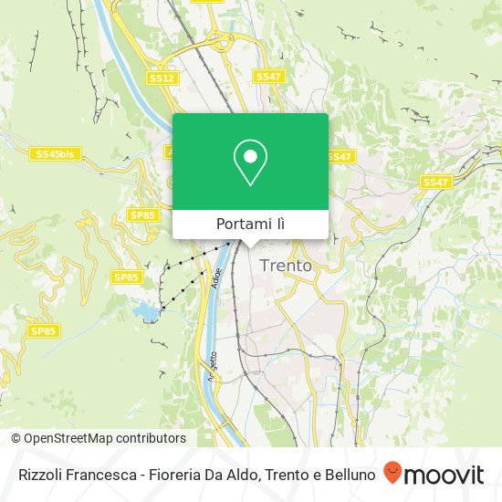 Mappa Rizzoli Francesca - Fioreria Da Aldo