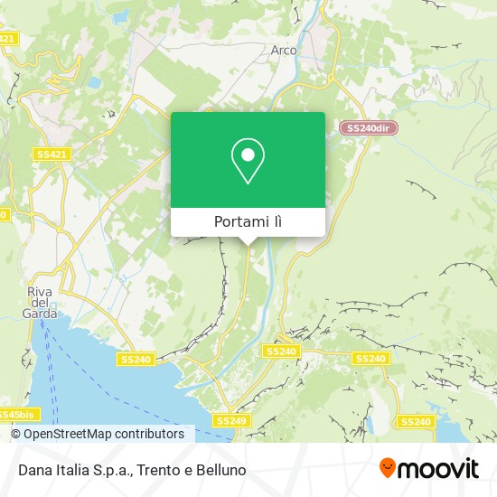 Mappa Dana Italia S.p.a.