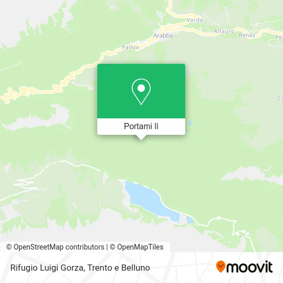 Mappa Rifugio Luigi Gorza