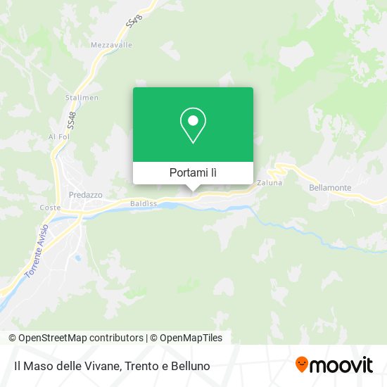 Mappa Il Maso delle Vivane