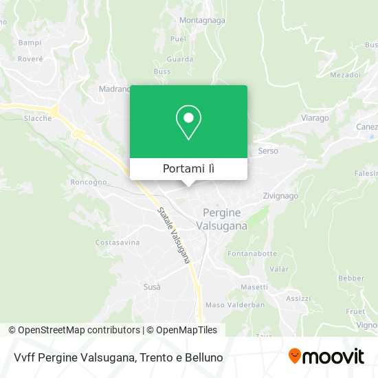 Mappa Vvff Pergine Valsugana