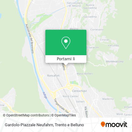 Mappa Gardolo-Piazzale Neufahrn