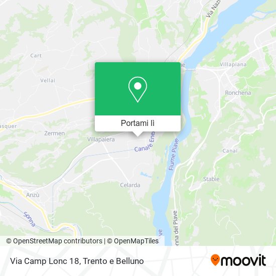 Mappa Via Camp Lonc 18