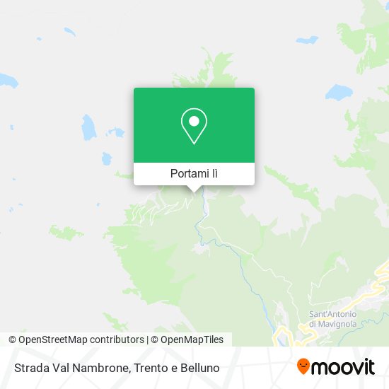 Mappa Strada Val Nambrone