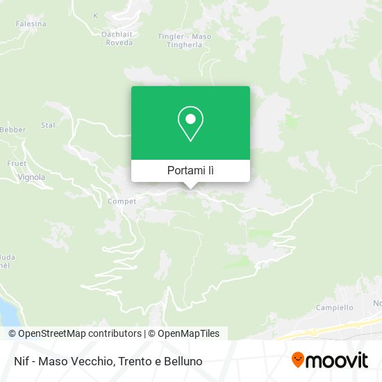 Mappa Nif - Maso Vecchio