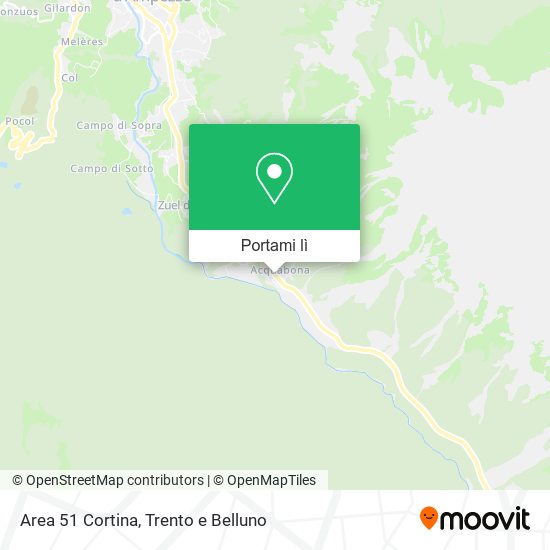 Mappa Area 51 Cortina