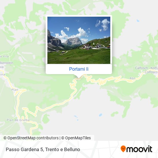 Mappa Passo Gardena 5