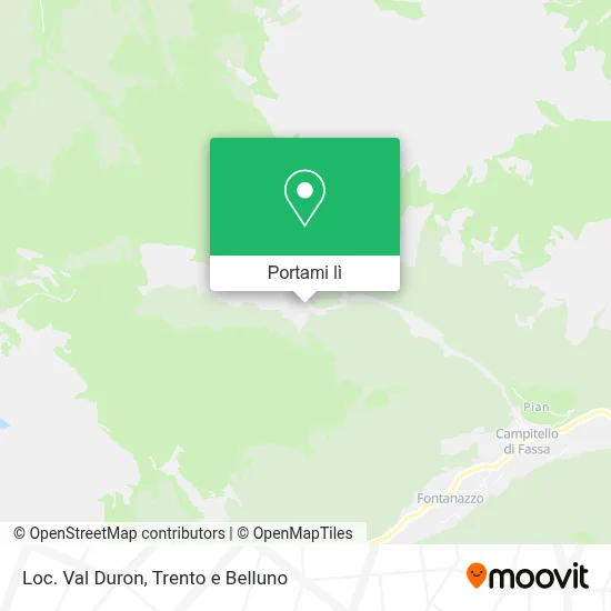 Mappa Loc. Val Duron