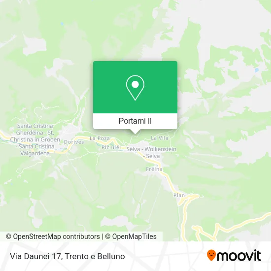 Mappa Via Daunei 17