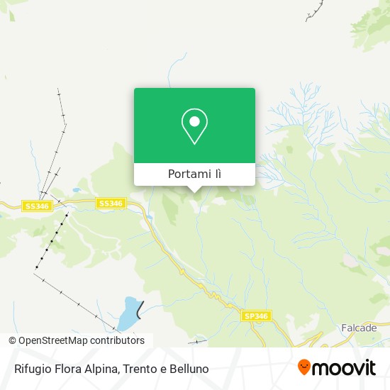 Mappa Rifugio Flora Alpina