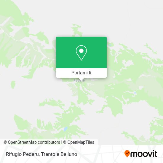 Mappa Rifugio Pederu