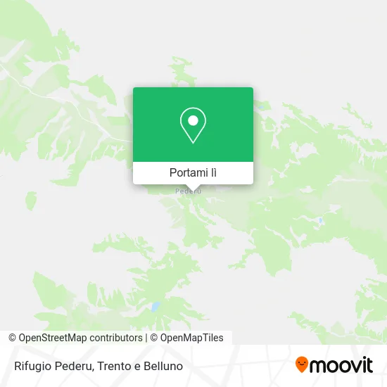 Mappa Rifugio Pederu