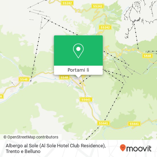 Mappa Albergo al Sole (Al Sole Hotel Club Residence)