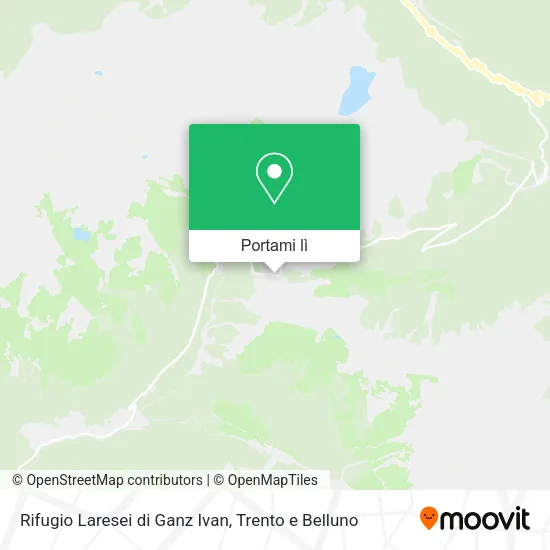 Mappa Rifugio Laresei di Ganz Ivan