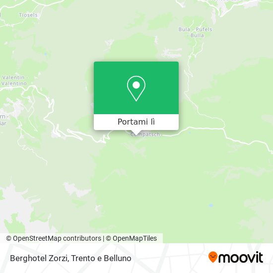 Mappa Berghotel Zorzi
