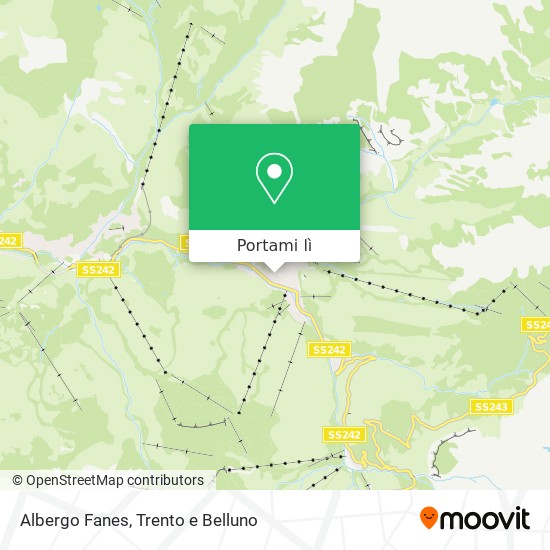 Mappa Albergo Fanes