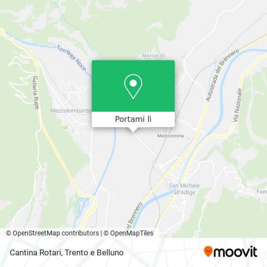 Mappa Cantina Rotari