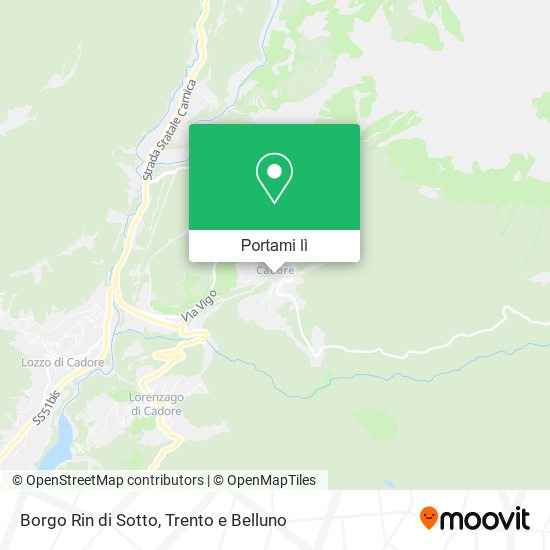 Mappa Borgo Rin di Sotto