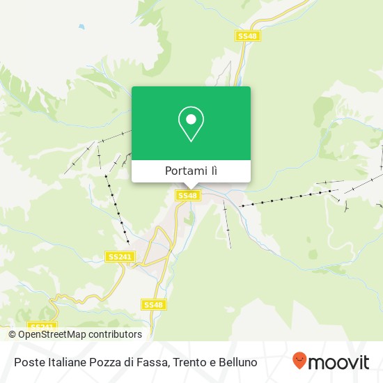 Mappa Poste Italiane Pozza di Fassa