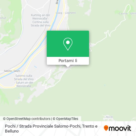 Mappa Pochi / Strada Provinciale Salorno-Pochi
