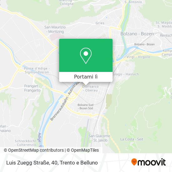 Mappa Luis Zuegg Straße, 40
