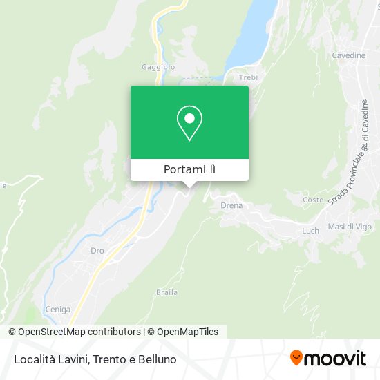 Mappa Località Lavini