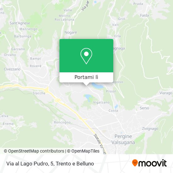 Mappa Via al Lago Pudro, 5