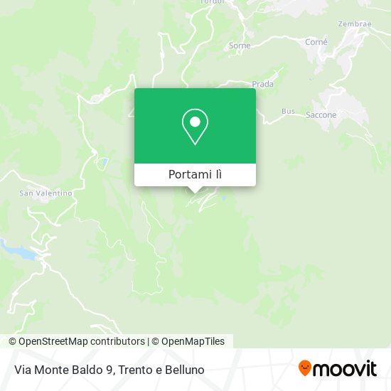 Mappa Via Monte Baldo  9