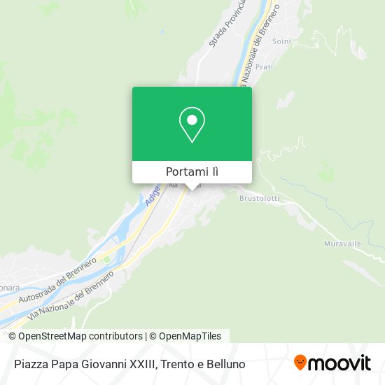 Mappa Piazza Papa Giovanni XXIII