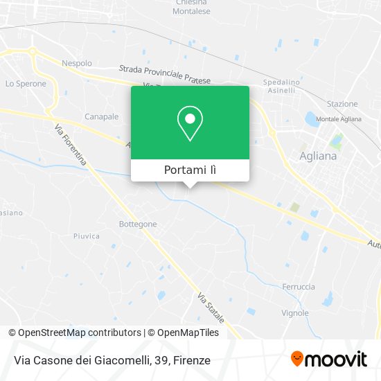 Mappa Via Casone dei Giacomelli, 39