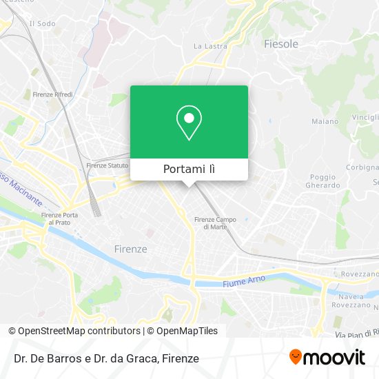 Mappa Dr. De Barros e Dr. da Graca