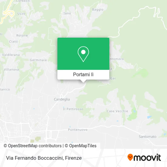 Mappa Via Fernando Boccaccini