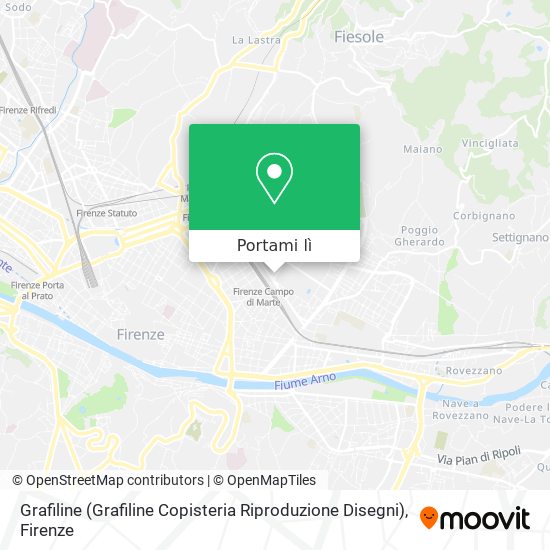Mappa Grafiline (Grafiline Copisteria Riproduzione Disegni)