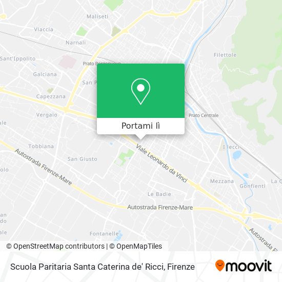 Mappa Scuola Paritaria Santa Caterina de' Ricci