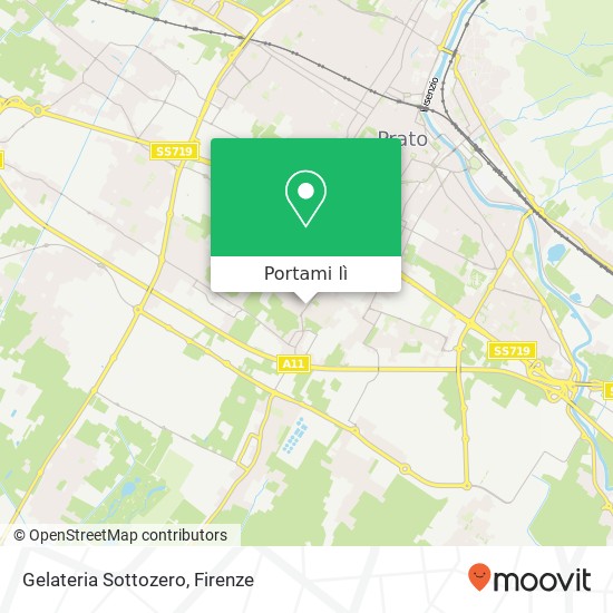 Mappa Gelateria Sottozero