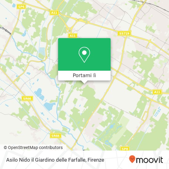 Mappa Asilo Nido il Giardino delle Farfalle