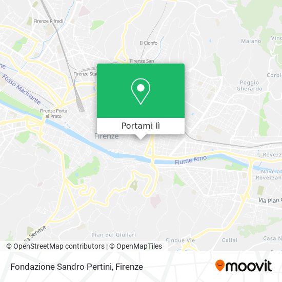 Mappa Fondazione Sandro Pertini