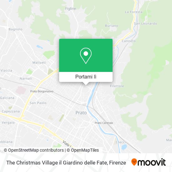 Mappa The Christmas Village il Giardino delle Fate