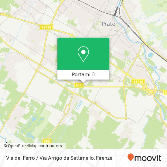 Mappa Via del Ferro / Via Arrigo da Settimello